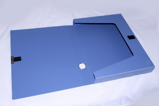 得力3寸粘扣A4档案盒 得力A4文件盒资料盒5603 0.3kg斤