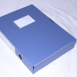 得力3寸粘扣A4档案盒 得力A4文件盒资料盒5603 0.3kg斤