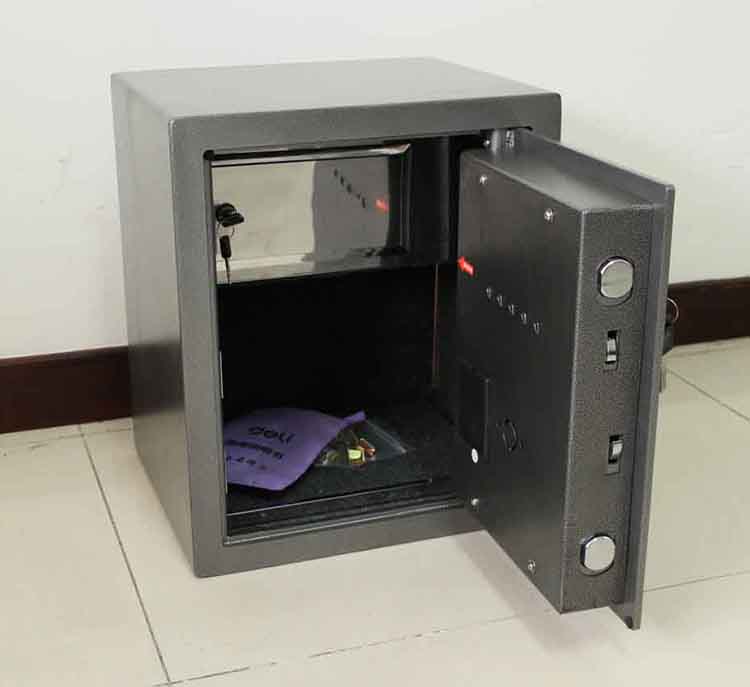得力3613 电子密码防盗保险箱 3C认证保险箱 保险柜