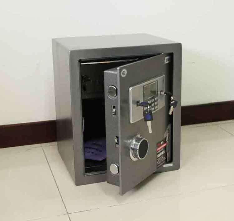 得力3613 电子密码防盗保险箱 3C认证保险箱 保险柜