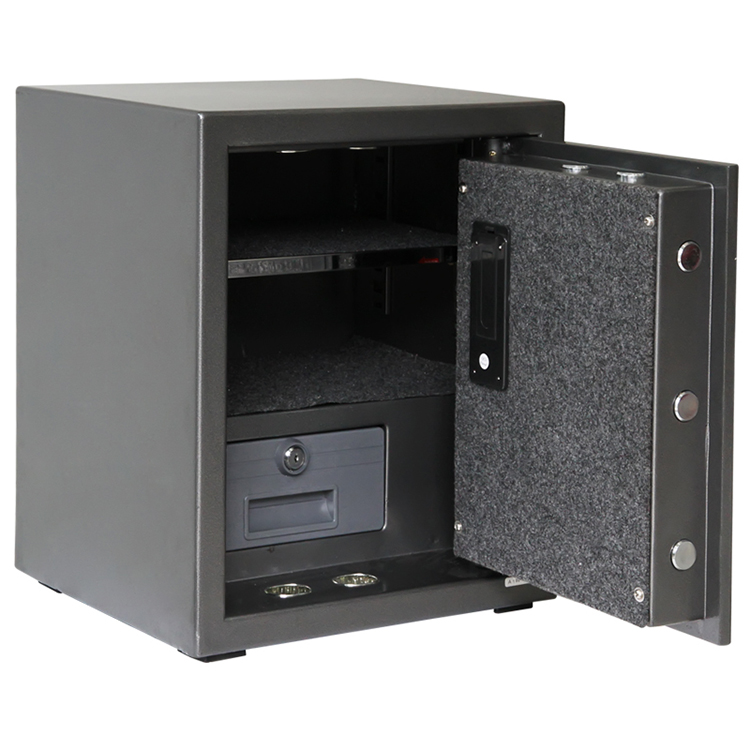 得力3653电子密码保管箱保险箱迷你家用入墙 特价