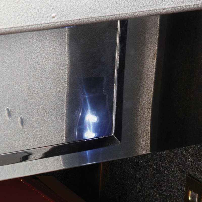 得力保险柜3611办公家用入墙 双保险 全钢 激光切割