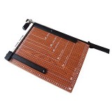 得力切纸刀机8003 木质 裁纸刀 38*30厘米 得力文具