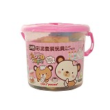 得力7025彩泥 24色彩泥配带磨具