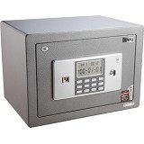 得力3612电子保险柜办公家用入墙双保险全钢