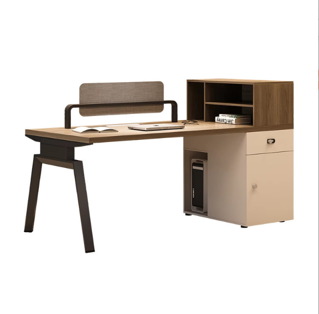 职员办公桌椅组合简约现代办公桌员工位六人位卡座财务员工桌家具