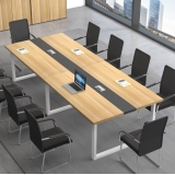 办公家具会议桌长桌简约现代会议室小型洽谈接待长条办公桌椅组合