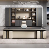 轻奢老板桌办公桌椅组合办公室桌高档经理主管总裁大班台办公家具