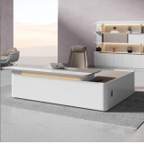 新款现代简约代尔大班台工作桌 办公室老板桌总裁桌办公桌椅组合